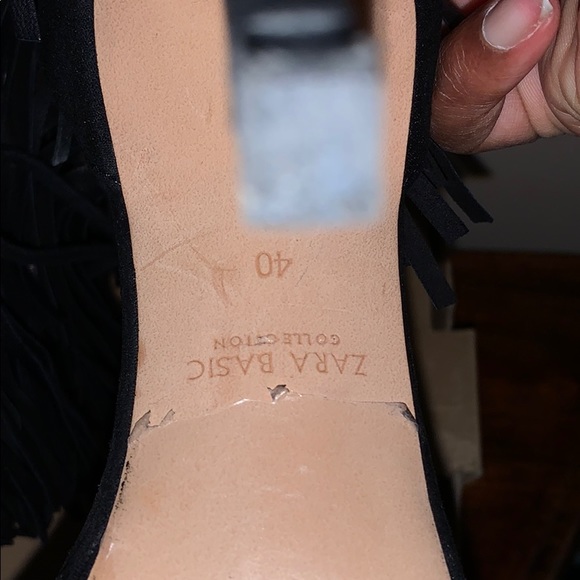 Zara Fringed Heel - Picture 4 of 4